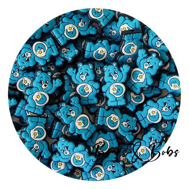 Silicone/PVC Care Bear Beads - 6 Colours