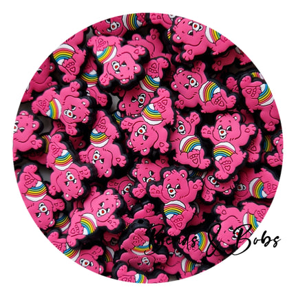 Silicone/PVC Care Bear Beads - 6 Colours