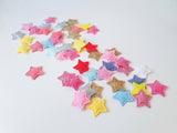 Padded Glitter Stars - 20 Pack