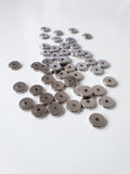 10mm Stainless Steel Flat Round Spacer Beads