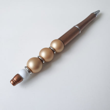 Beadable Printed Ballpoint Pens - 3 Colours